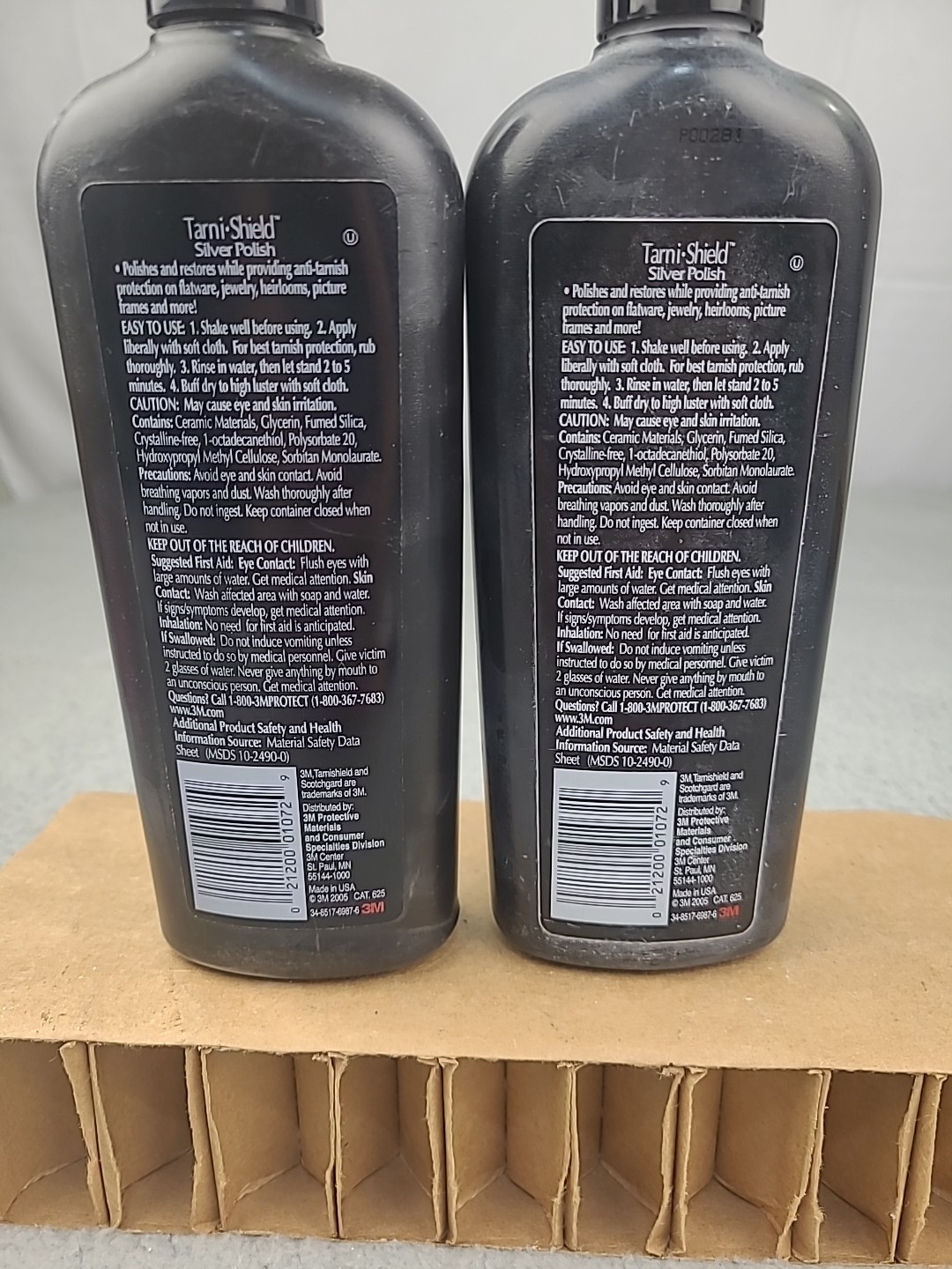 2x Scotchgard 3M Tarni Shield Silver Polish Anti-Tarnish Protection 10 Oz