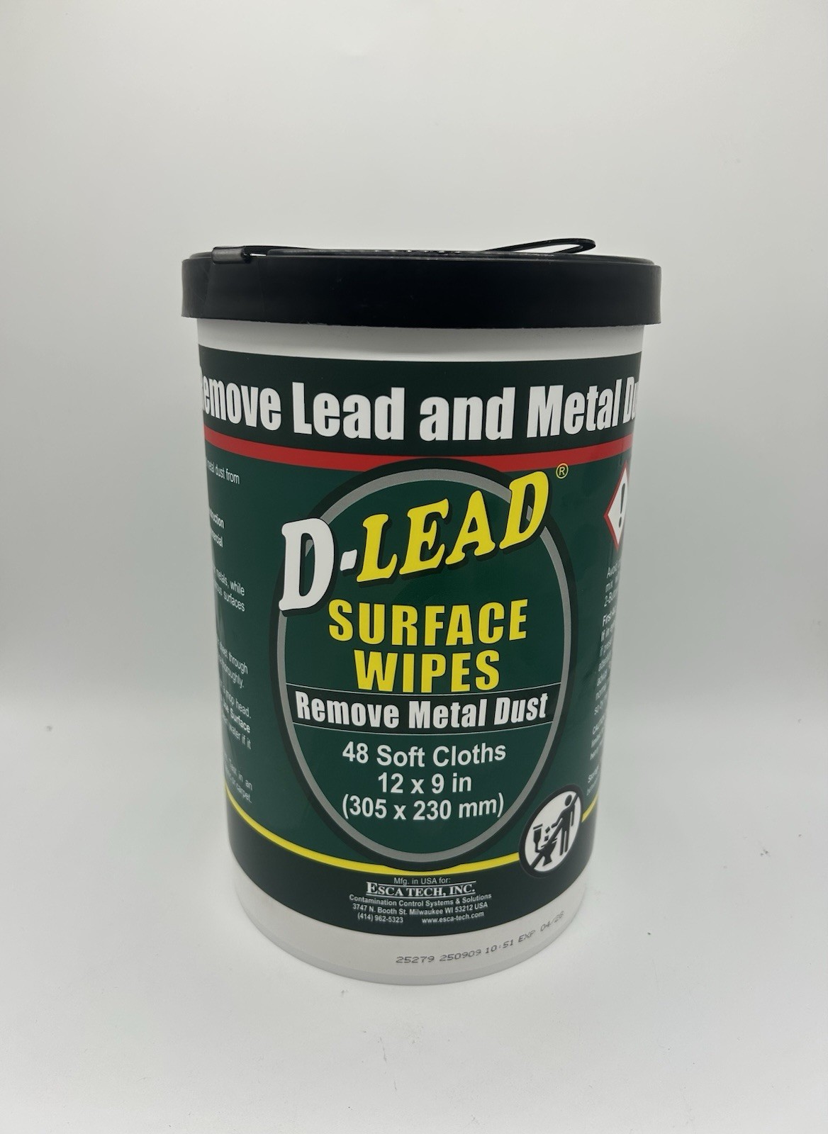 New D-Lead Surface Wipes for Lead Paint Dust Cleanup 48 ct. PD-T148 Exp. 04/2028