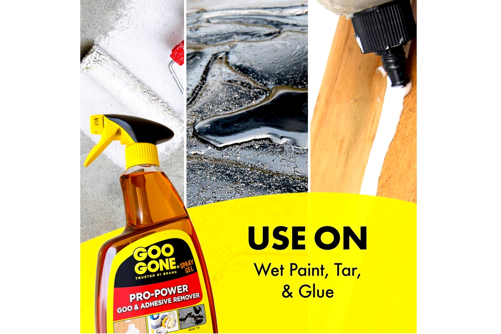 Goo Gone Pro-Power Heavy Duty Adhesive Remover Spray Citrus Scent, 24 oz 6 Pack