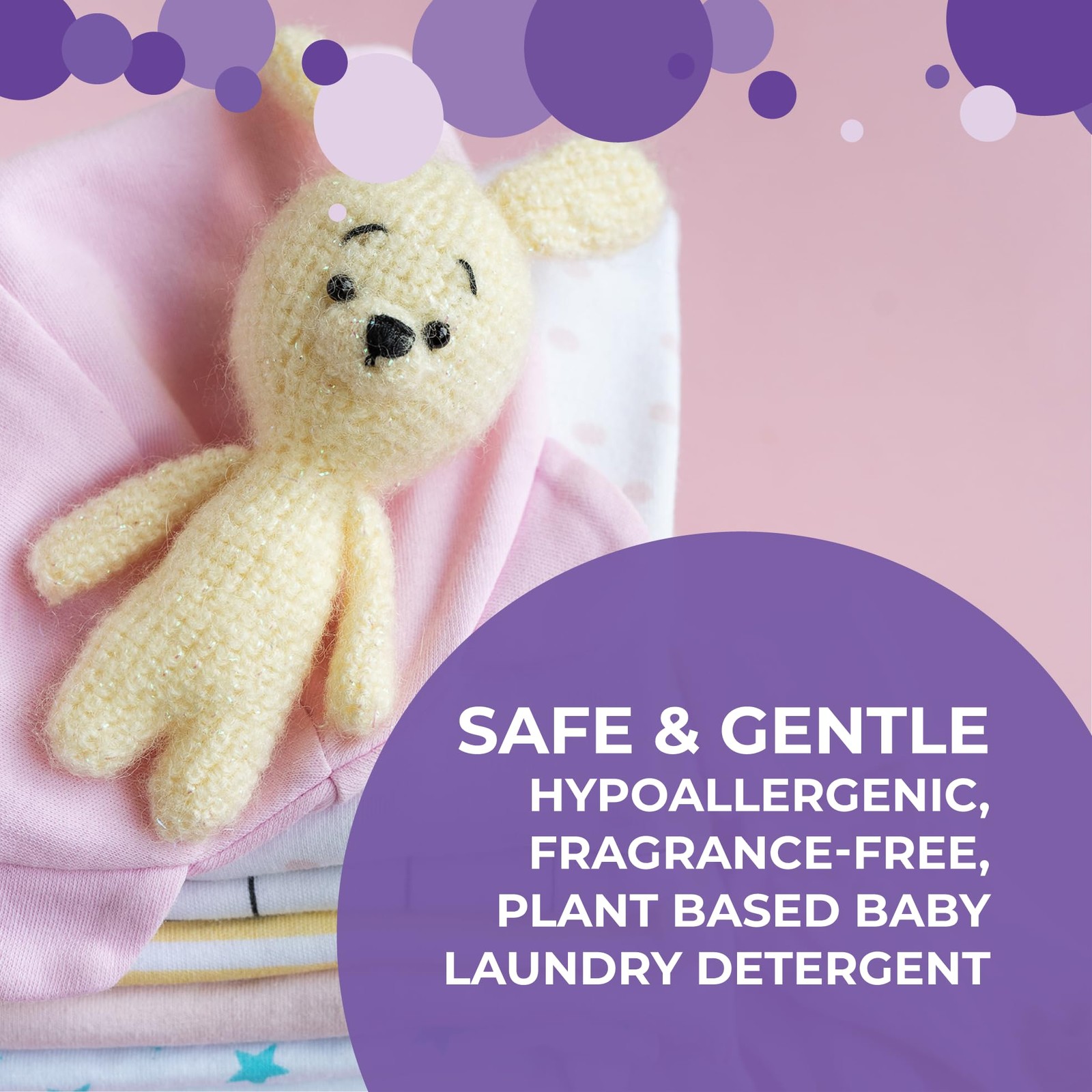 Clean Roots Baby Laundry Detergent Organic Hypoallergenic 55 Loads, 92.9 Fl. Oz.
