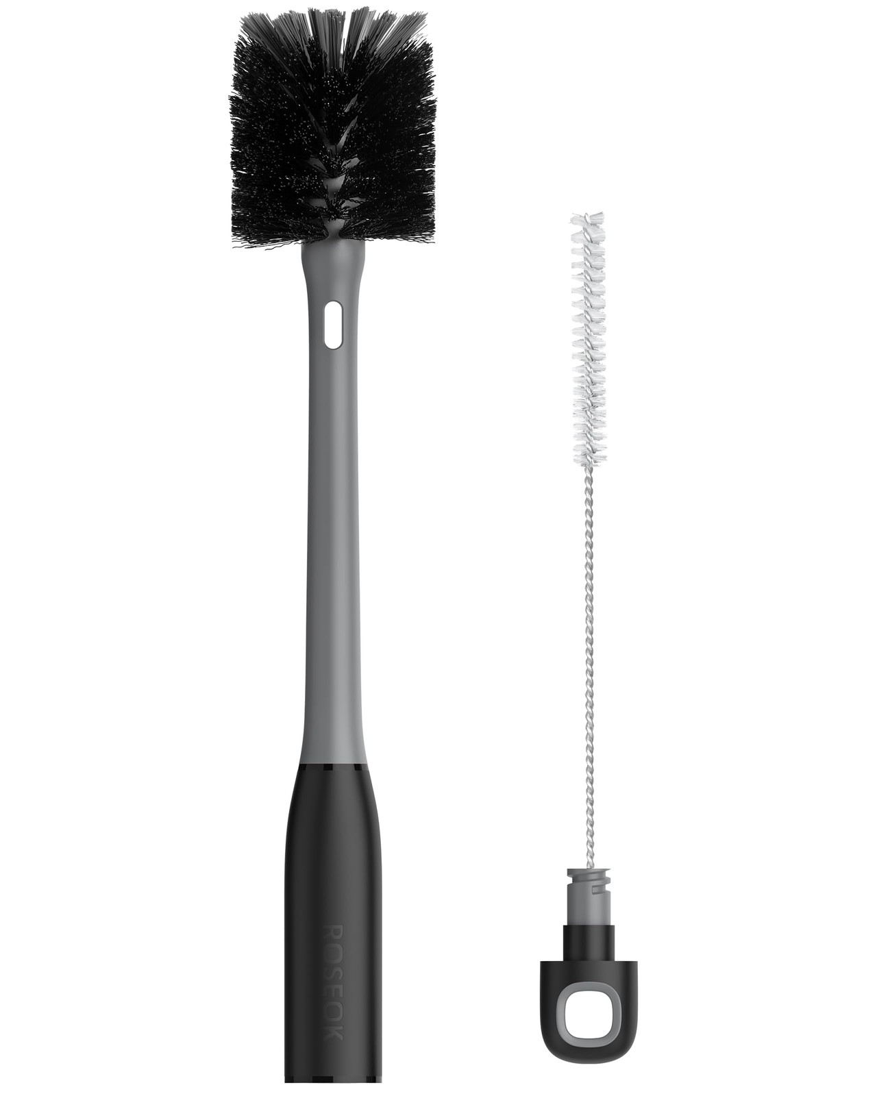 2 in 1 Long Handle Bottle Brush with Straw Brush for Cleaning Glass, Sports B…