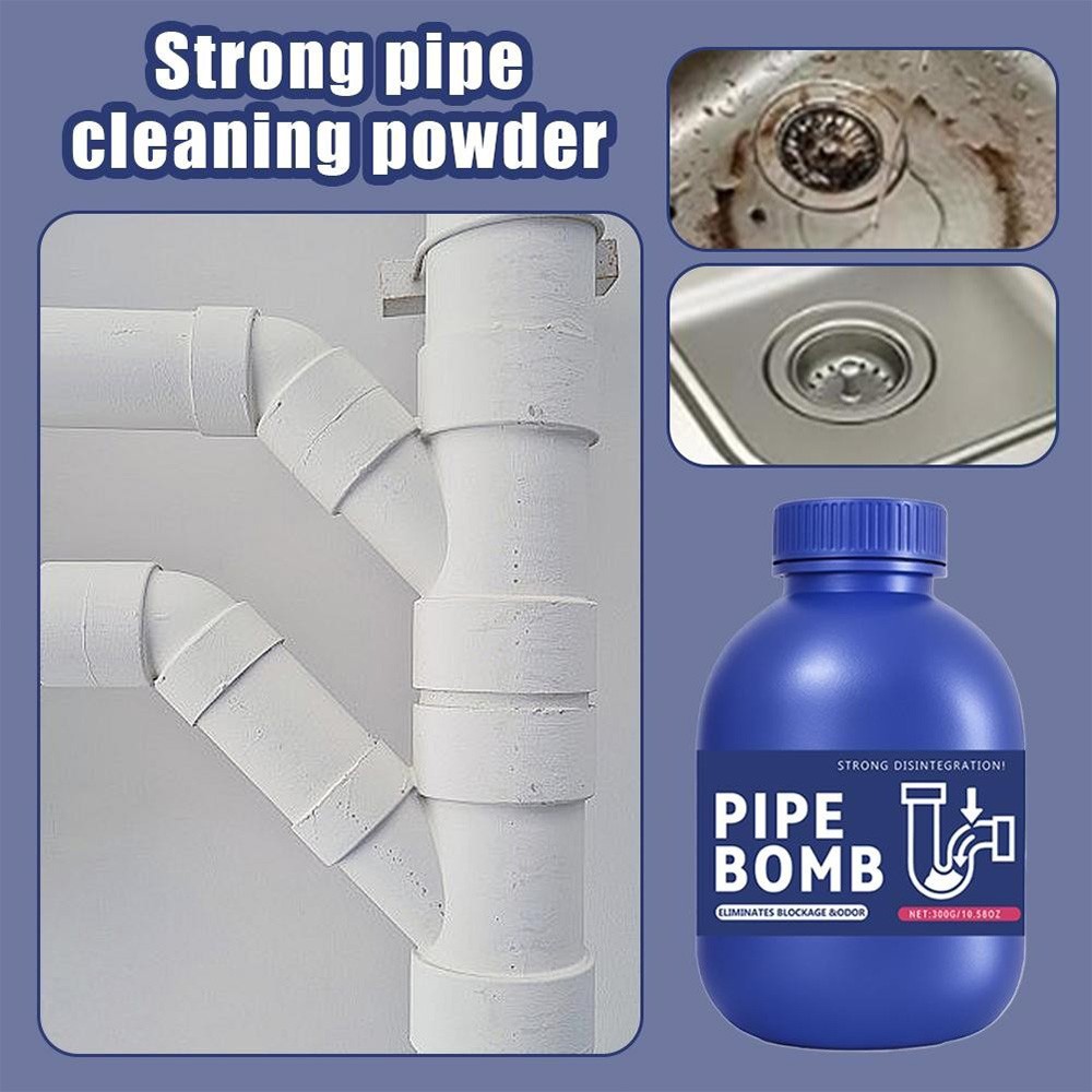Fast Drain Remover Sink Dredge Pipe Cleaning Powder Clean Sewers Eliminate Odors