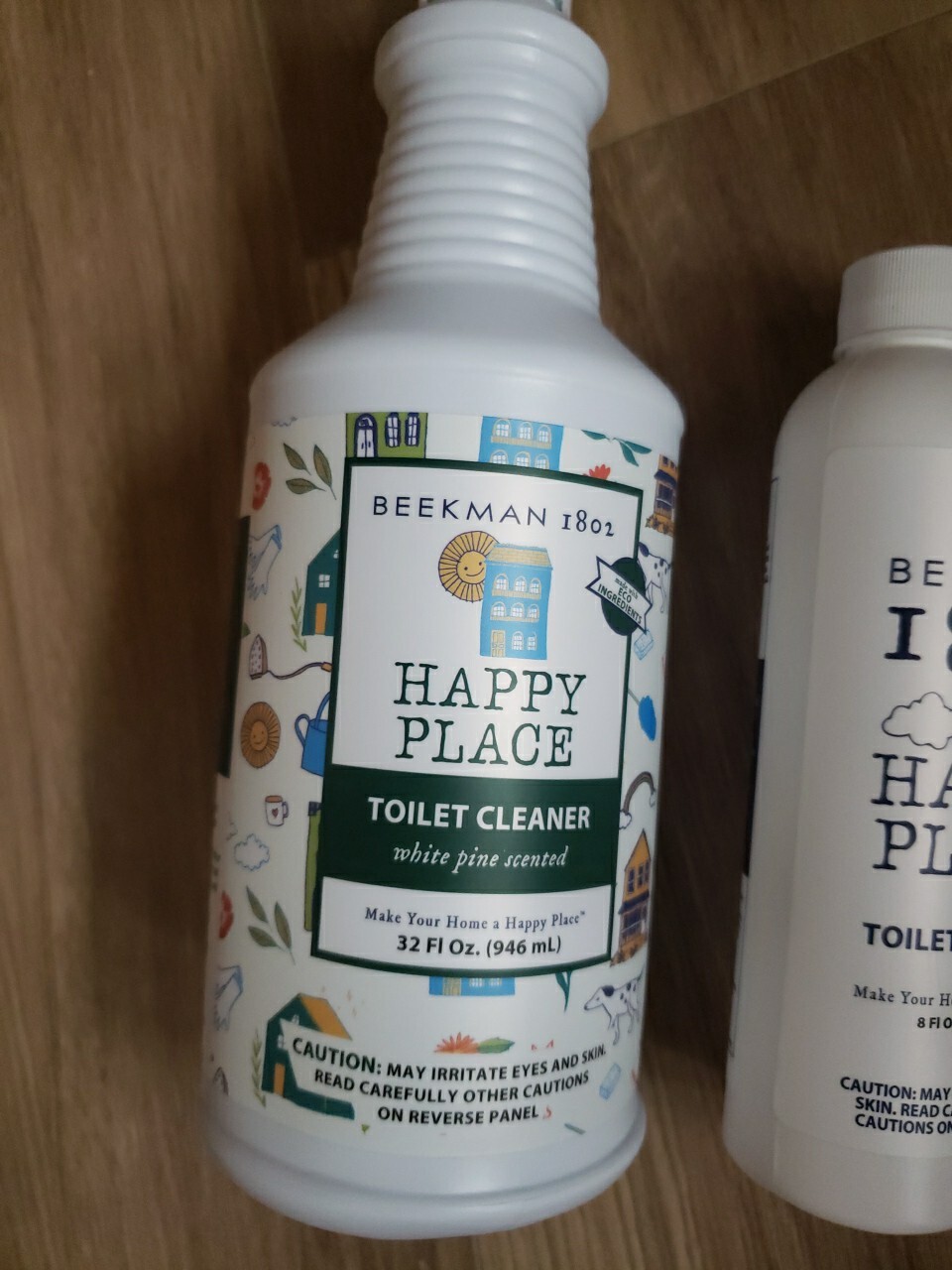Beekman 1802 Happy Place Toilet Cleaner Set White Pine Scent 40 oz Sealed