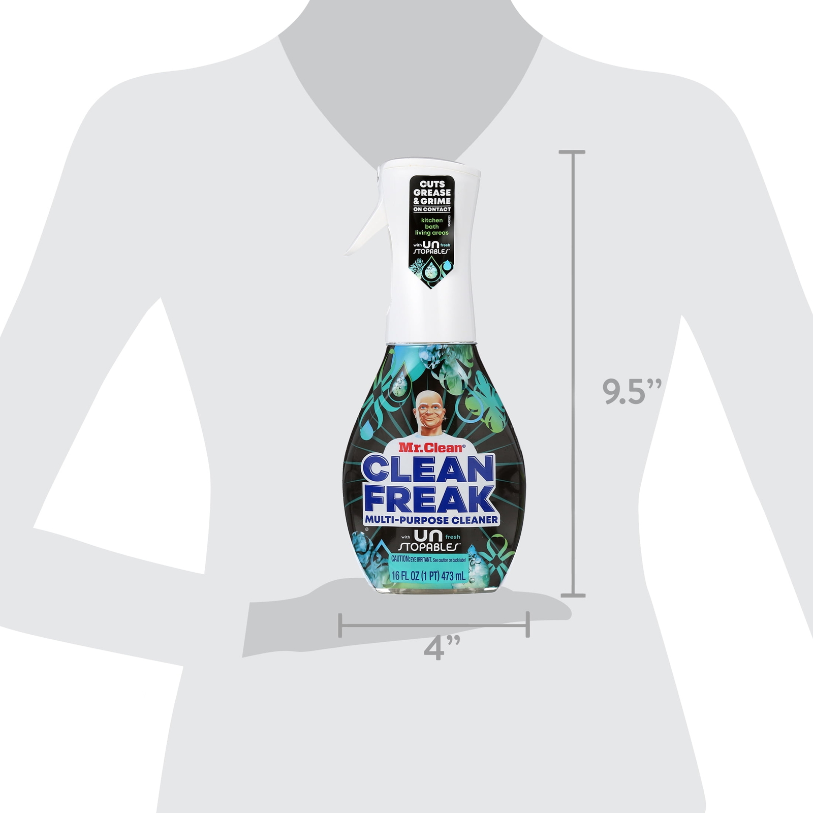 Multi Surface Cleaning Spray, , Unstopables Fresh Scent, 64 fl oz