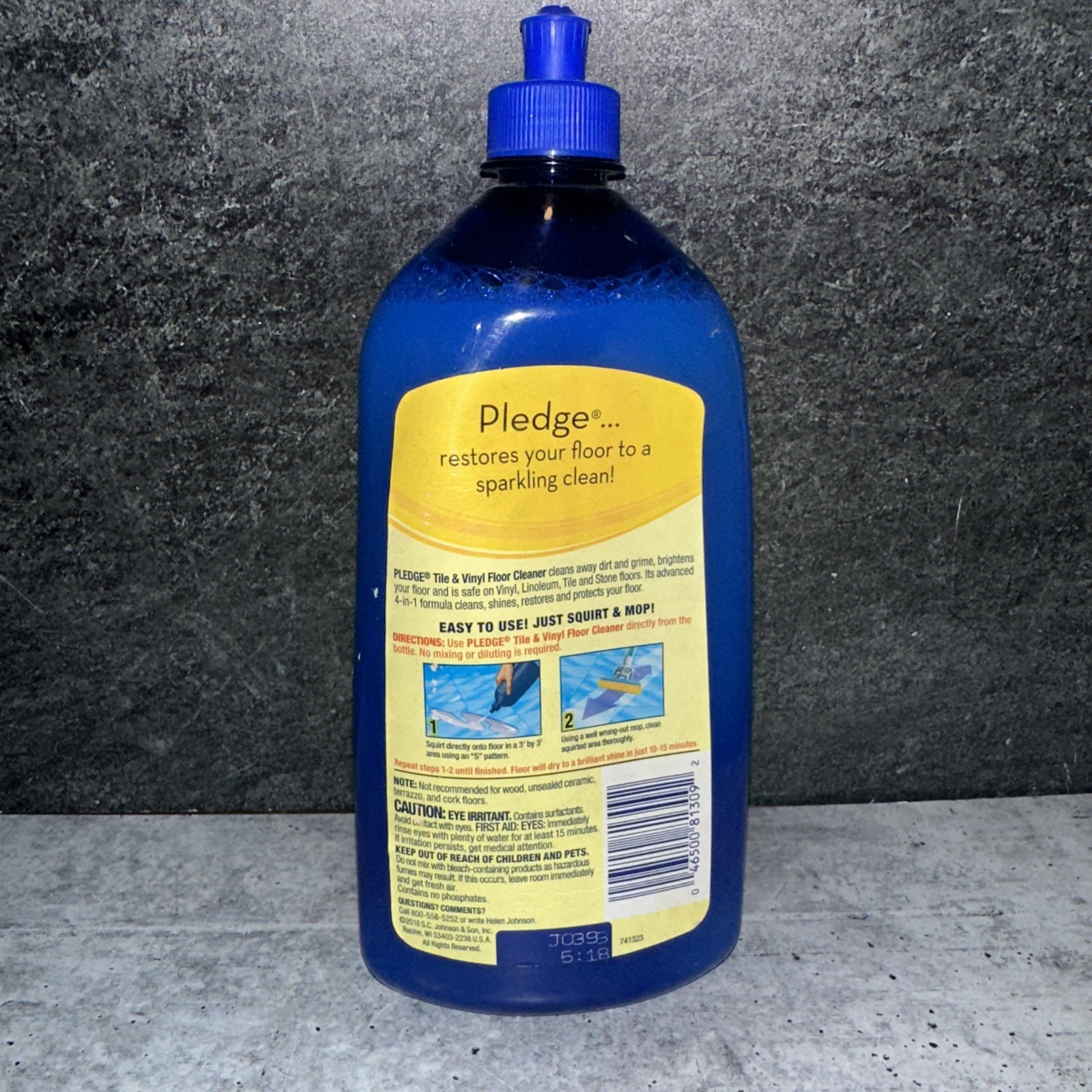 Pledge Floor Care Tile & Vinyl Floor 4 in 1 Squirt & Mop 27oz FULL Fresh Scent