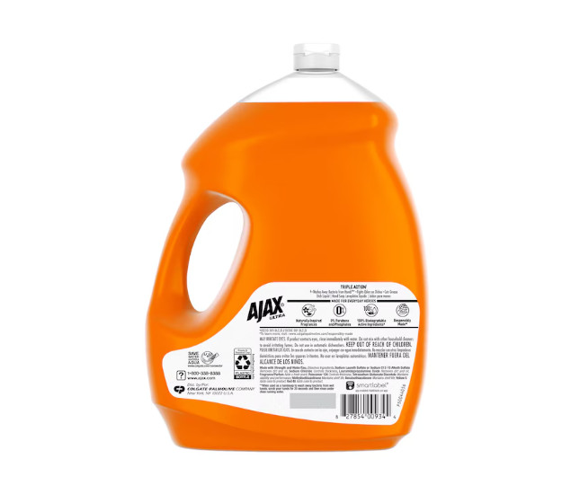 AJAX Orange Scent Dishwashing Liquid 145 fl oz