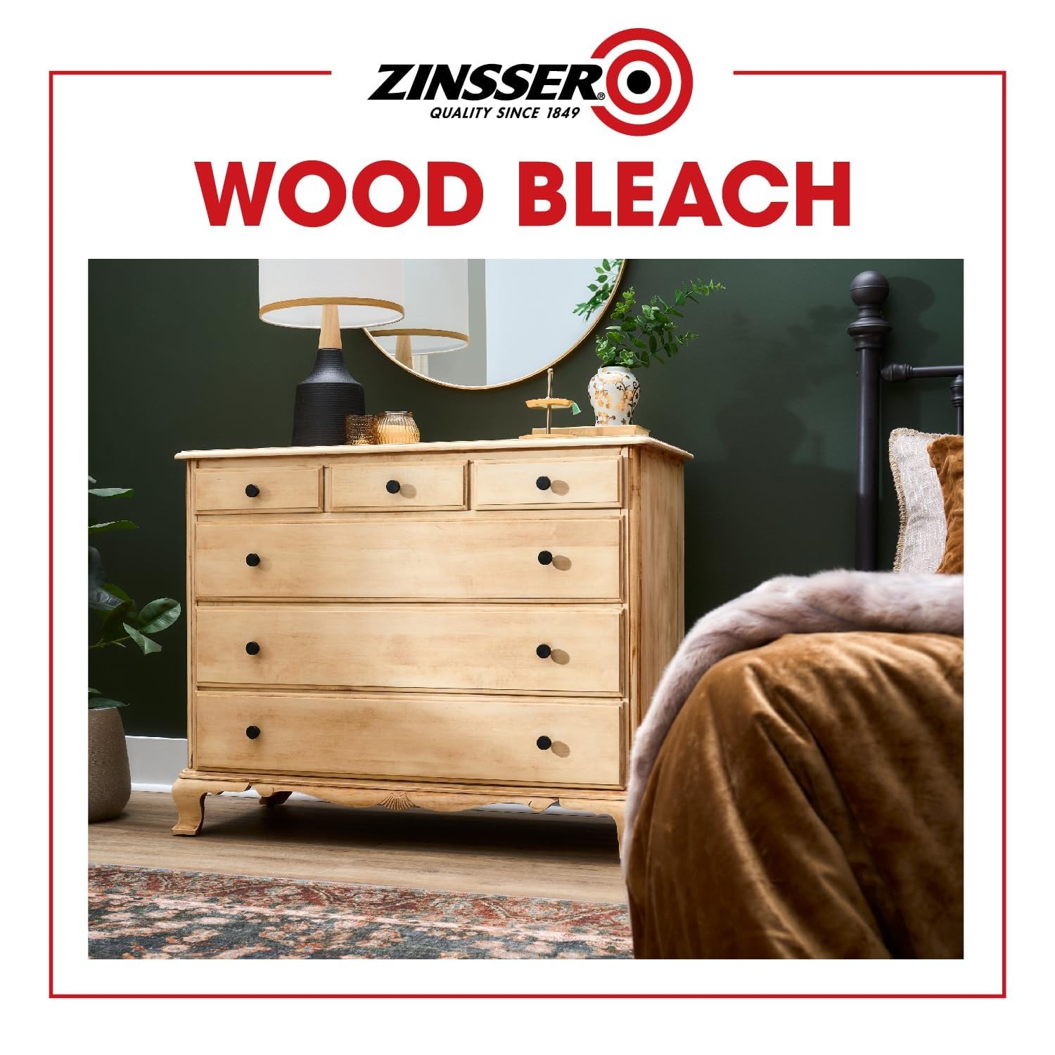 Wood Bleach Kit, 2-Step Brightening System, Interior Wood Surfaces