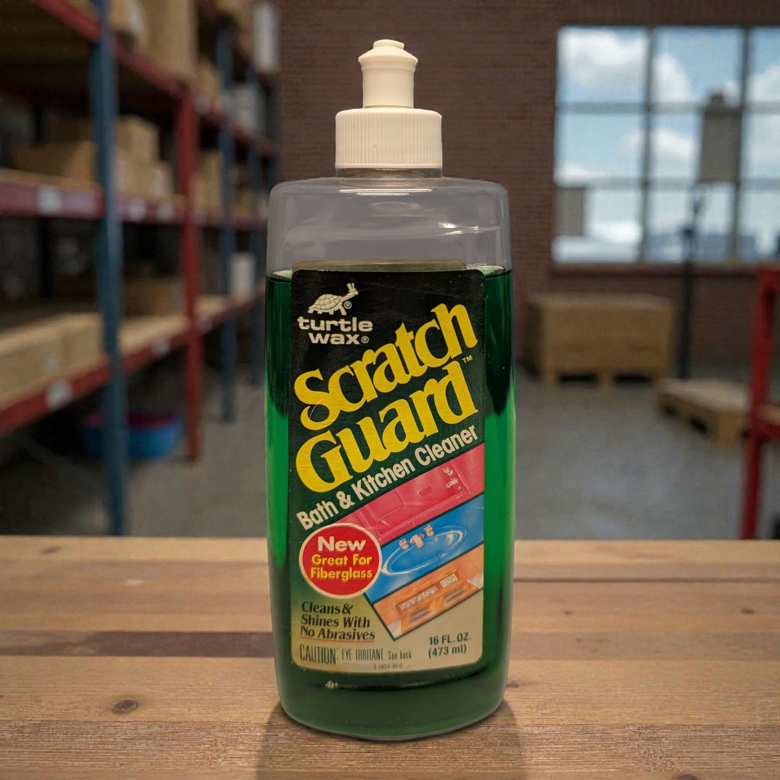 Turtle Wax Scratch Guard Non-Abrasive Bath & Kitchen Cleaner 1987 Full New Old