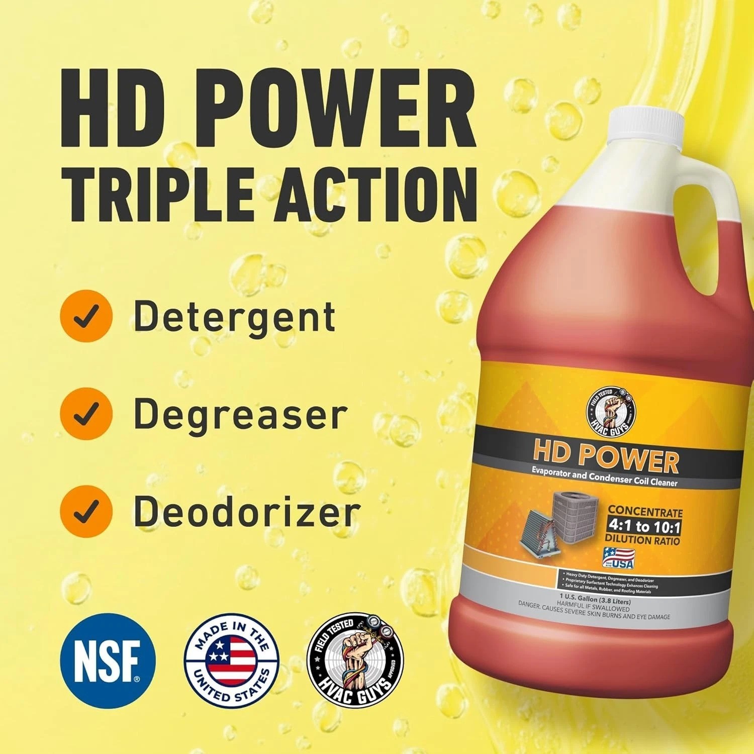 AC Coil Cleaner for All Condensers & Evaporators | No Rinse Evaporator Coil C…