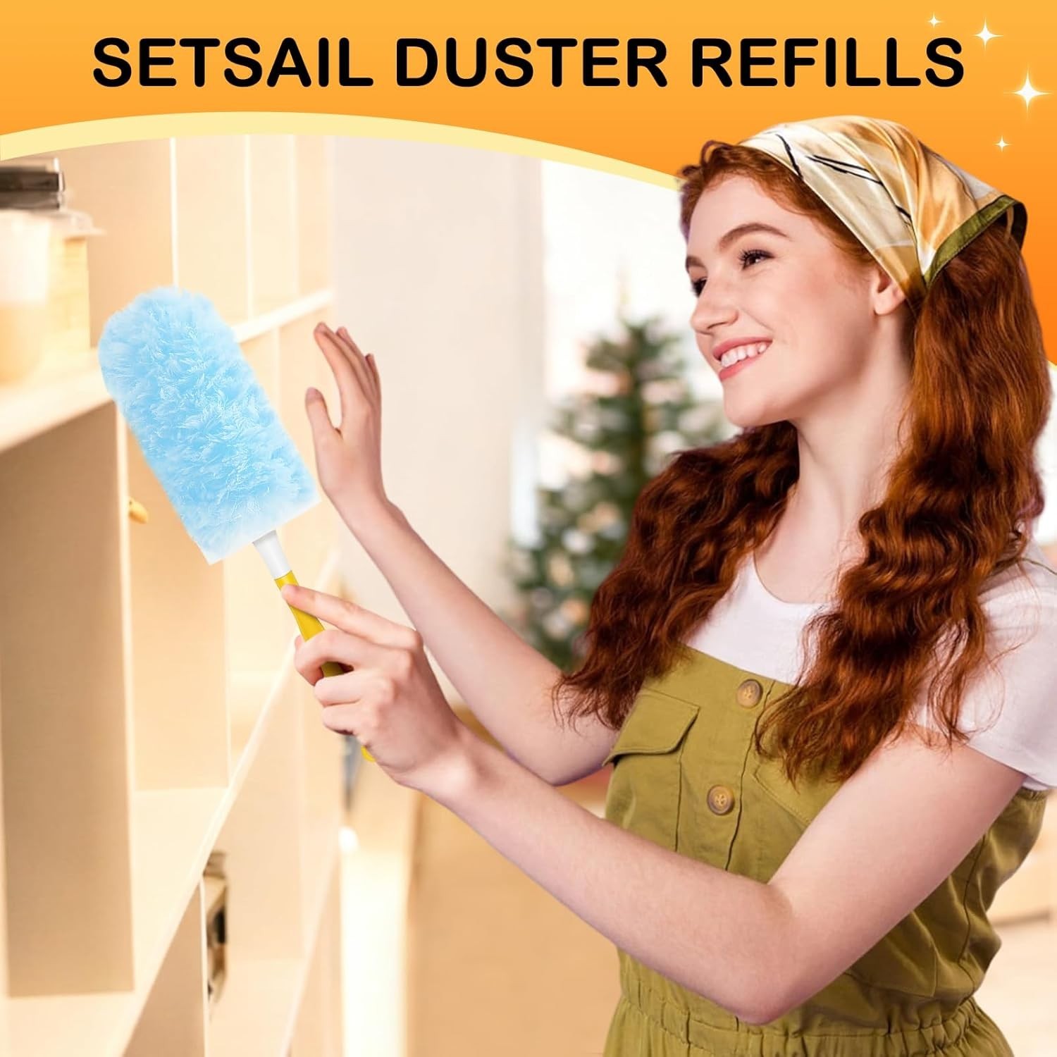 25 Count Duster Refills Compatible W/ Dusters Cleaning Disposable Duster Refill