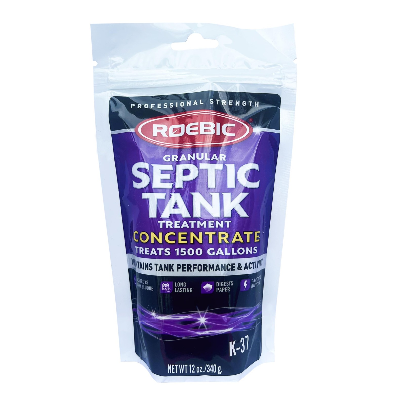 Septic Tank Treatment Granular Concentrate 12 oz Reduce Sludge Scum Odor