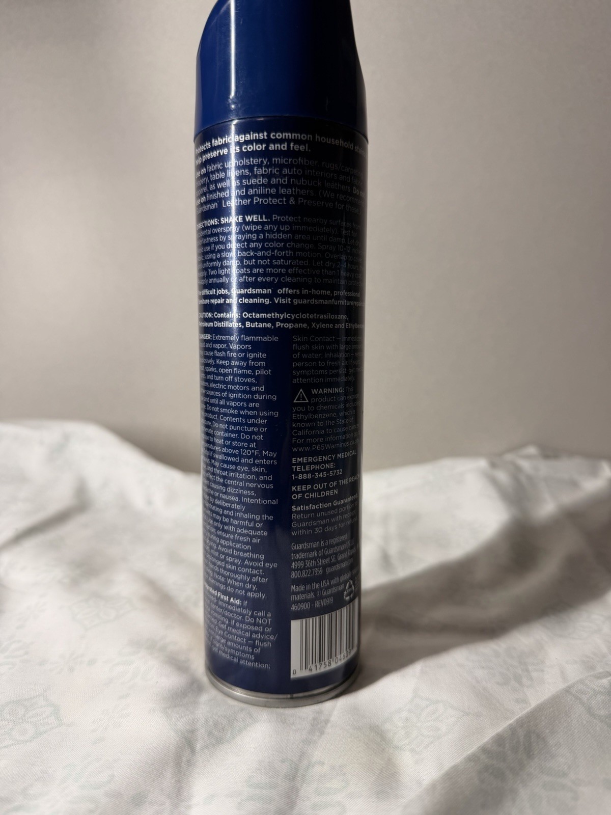 Guardsman 11 oz Fabric Defense Aerosol Spray Can New