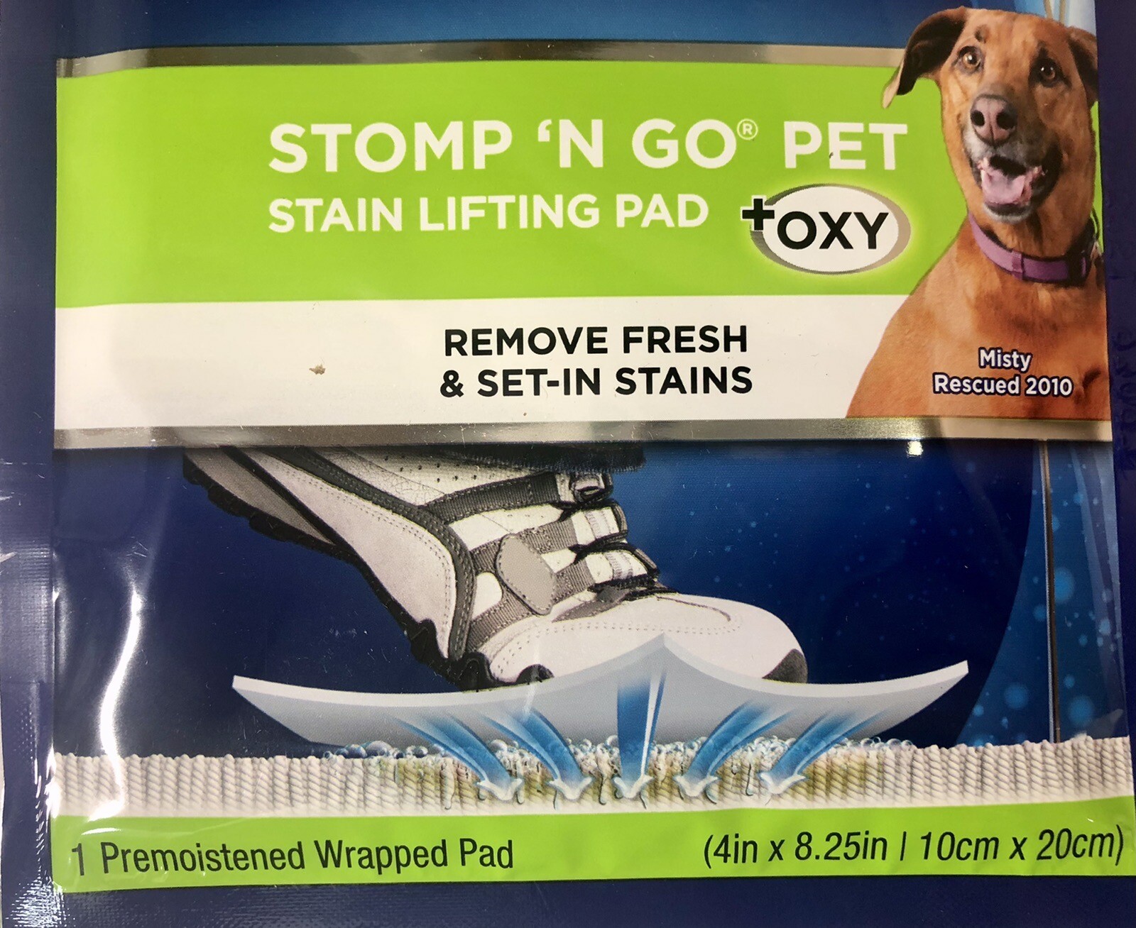 Bissel Stomp ‘N Go Pet Lifting Pads + Oxy Stain Carpet Rug Cleaning, 20 Pack