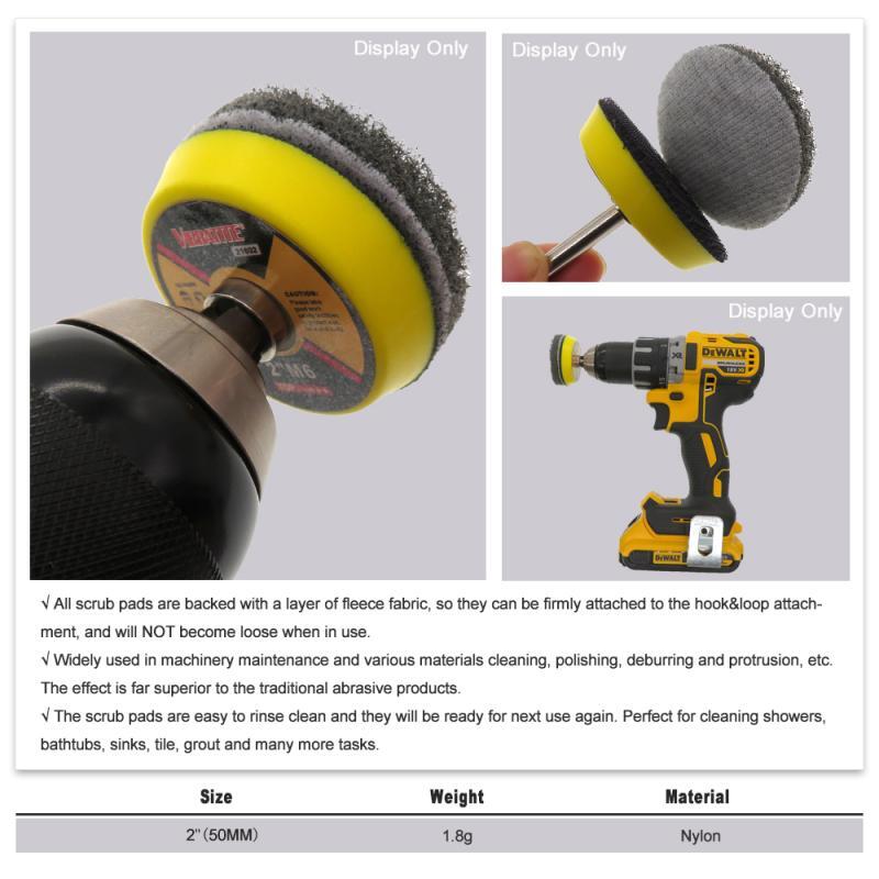 2 Inch 50mm Round Flocking Scouring Pad Cleaning Cloth Sanding Disc 240#-2000#