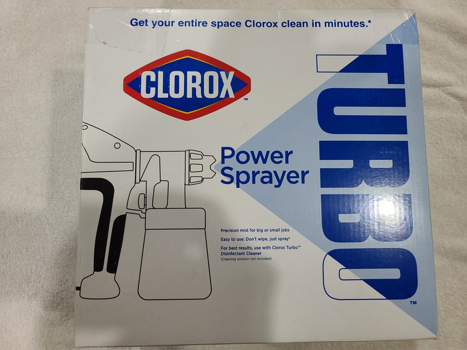 Clorox Turbo Handheld Power Sprayer Lightweight Brand NEW