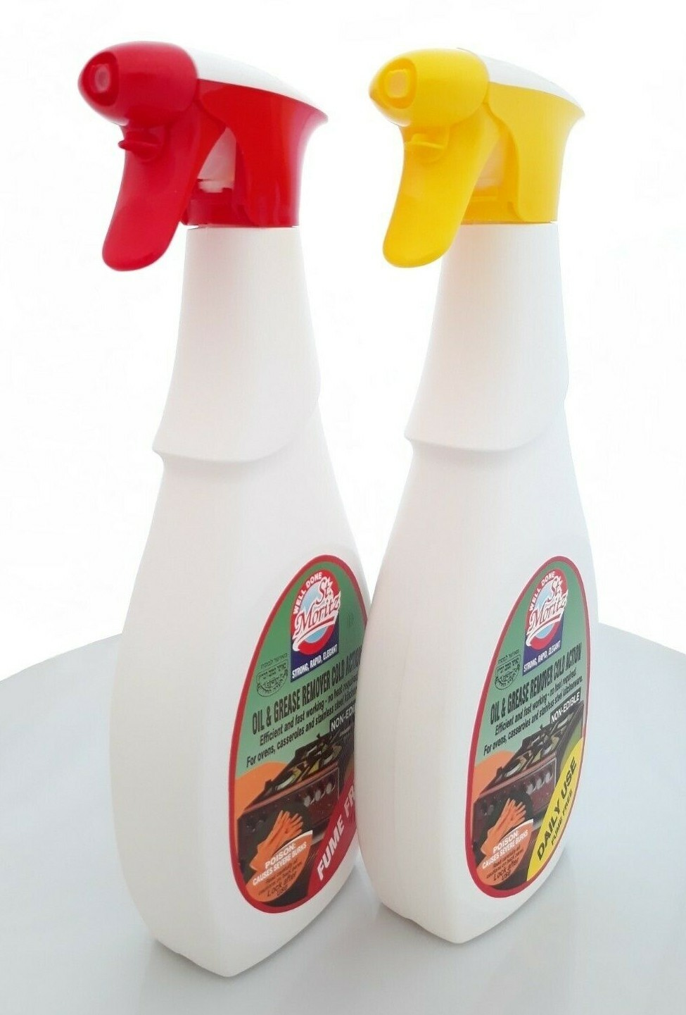 Set of 2: WELL DONE St. Moritz Oil & Grease Remover Cold Action – 27 Oz (750 ml)