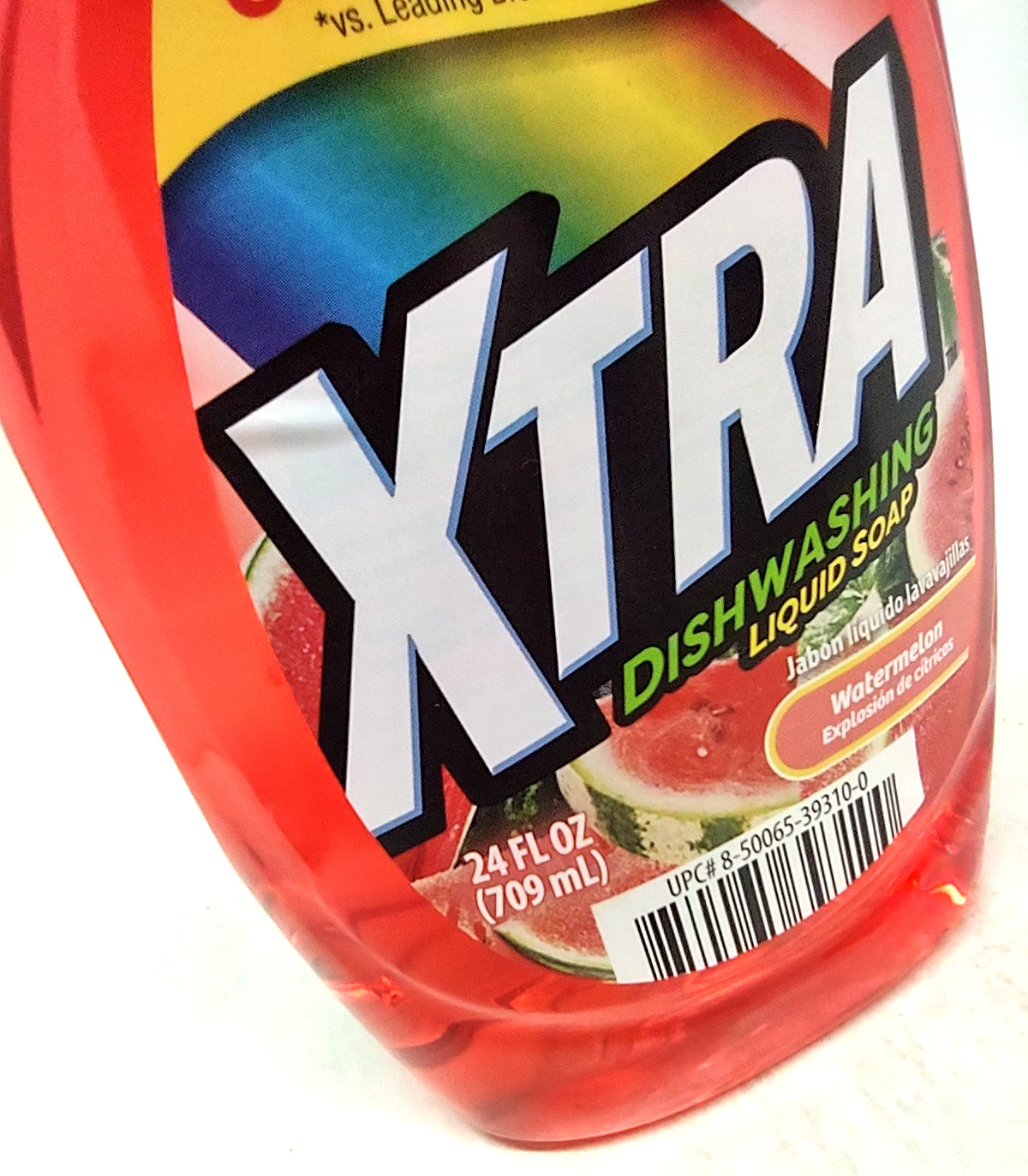 ( 4 Bottles )xtra Dishwashing Liquid Soap Watermelon 24 oz Each