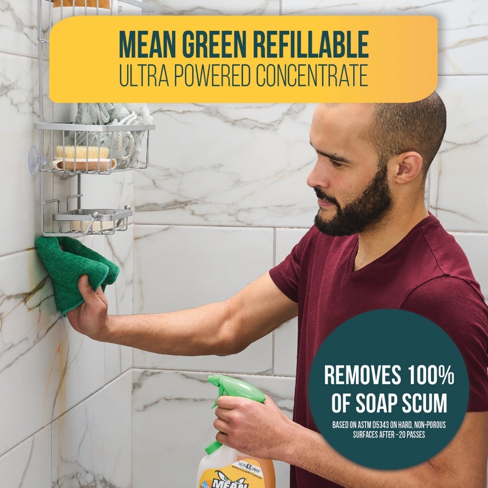 Mean Green Tropical Breeze Refillable Bathroom Cleaner, 28.6 fl oz