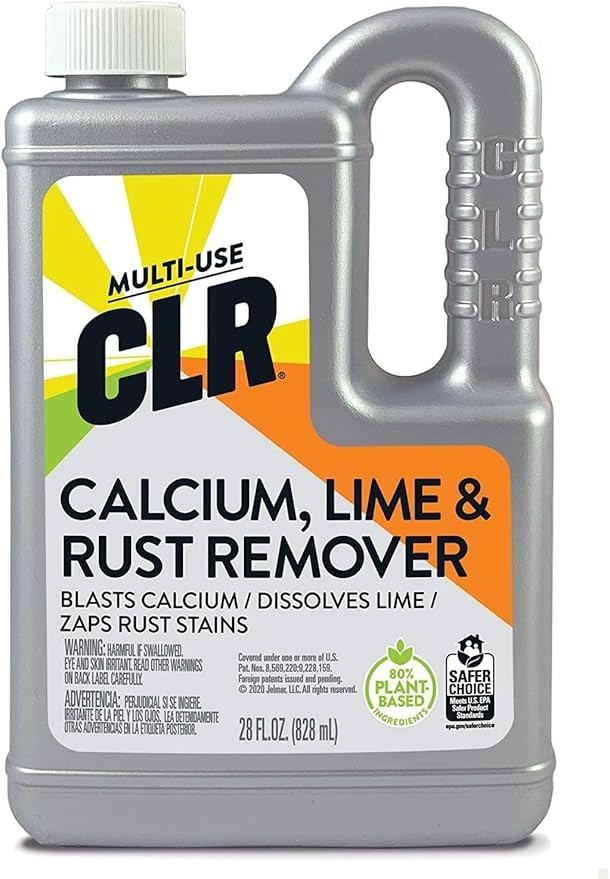 CLR Limescale Stain Remover Cleaner 28 Oz 2-Pack for Calcium & Rust