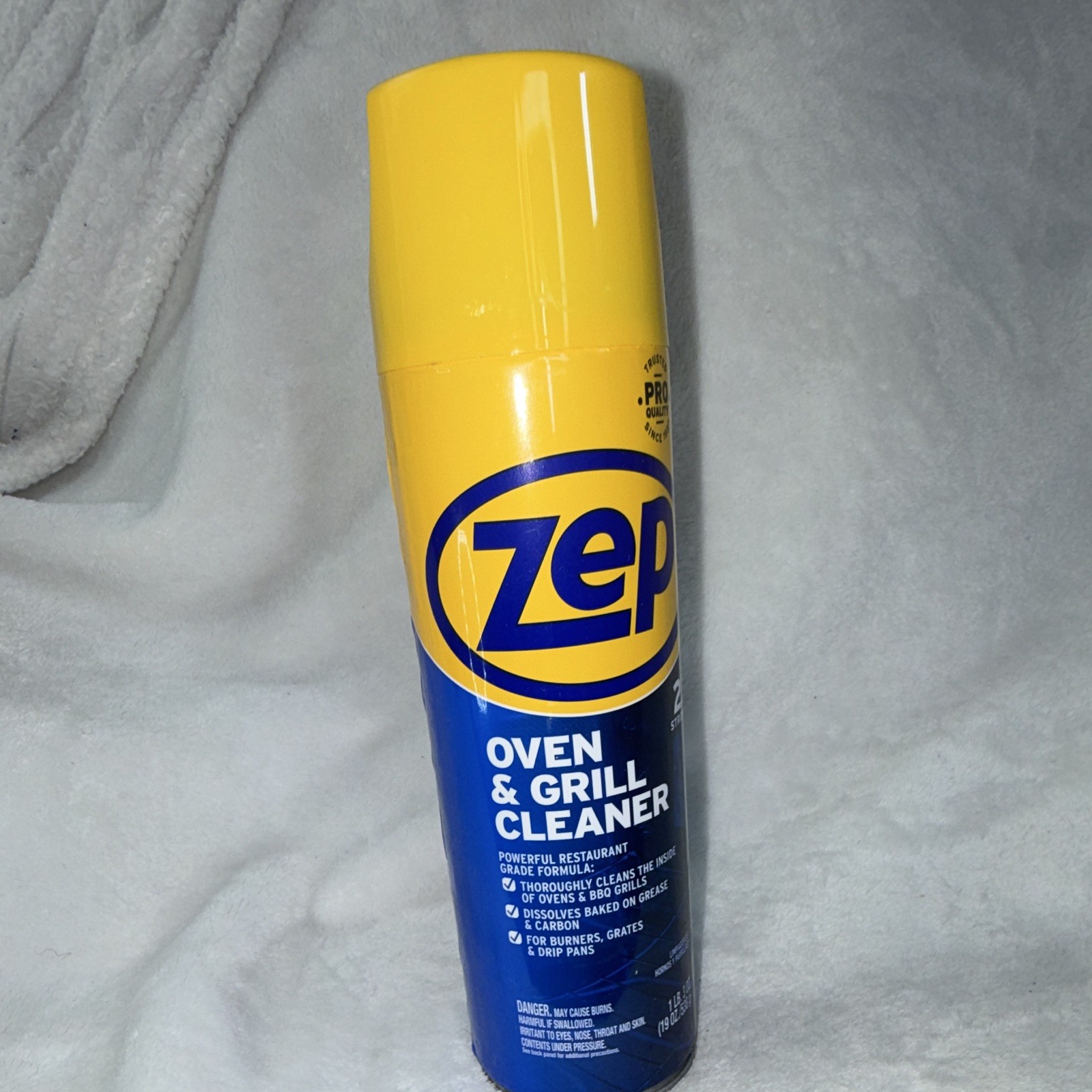 Zep 2X Stronger Oven & Grill Cleaner Aerosol, Fresh Scent 19 oz Made USA