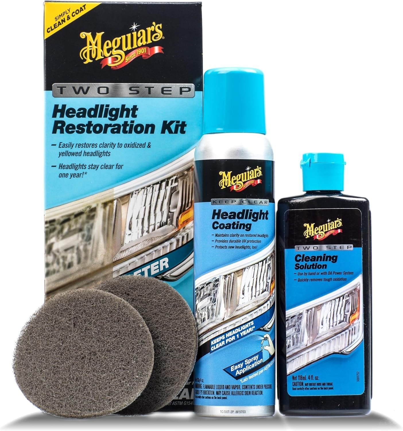 Meguiar’s Headlight Restoration Kit for Cars