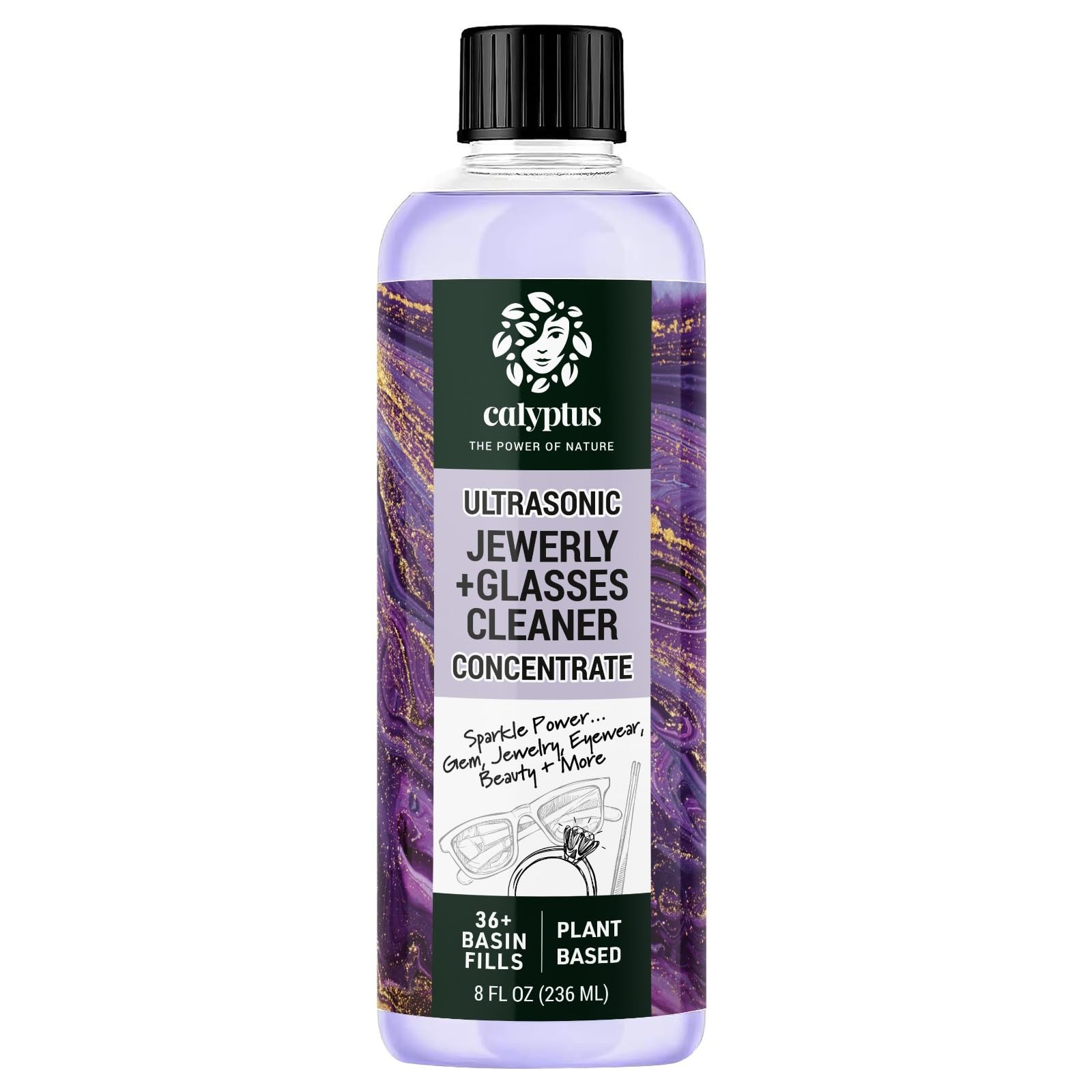 Ultrasonic Jewelry Cleaning Solution Concentrate | Professional Power for Use in