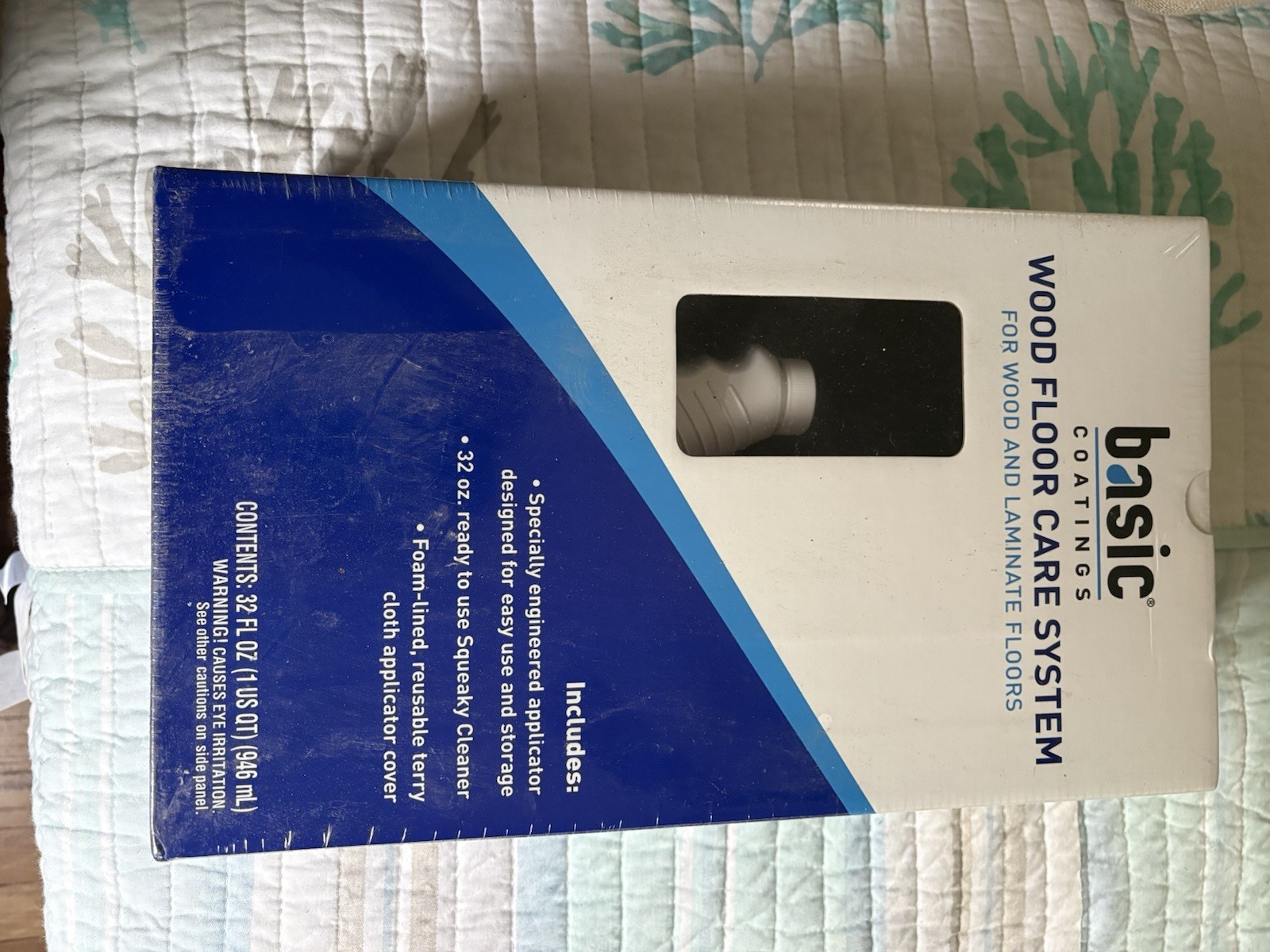Basic Coatings Wood Floor Care System 32 fl oz Liquid Scent Free Ready to Use