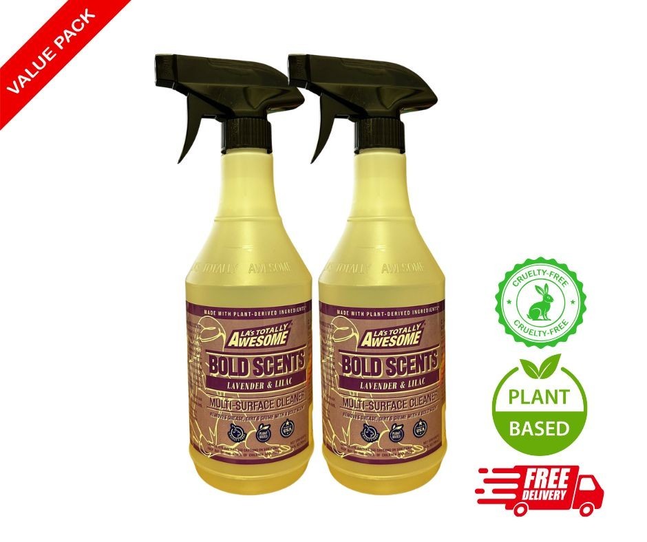 Pack of 2- LA’s Totally Awesome Plant-Based Multi Surface Cleaner Lavender 24 Oz