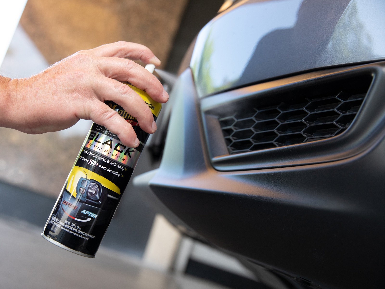 Black Plastic Restorer 10 oz Exterior Trim Shine Protectant Car Detailing Care
