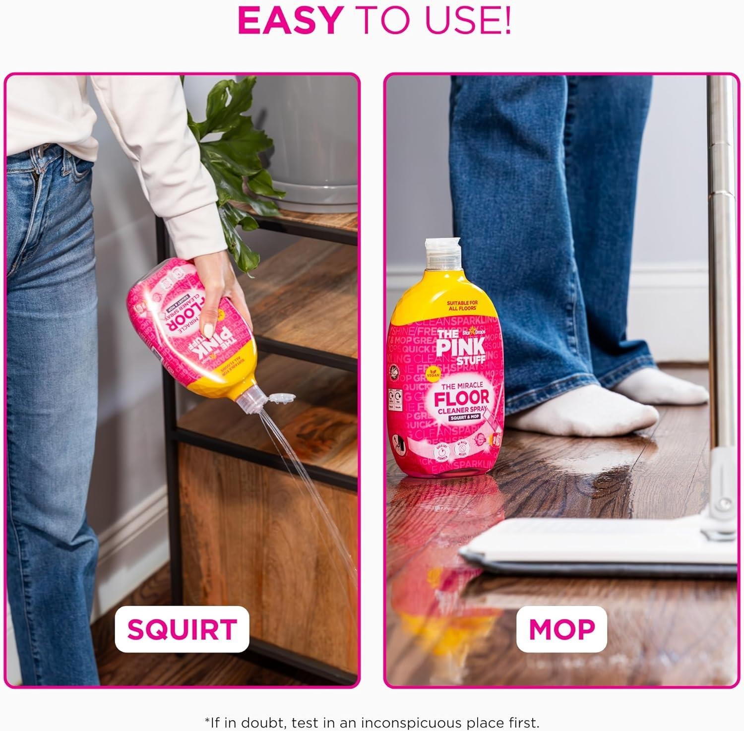 The Pink Stuff Direct to Floor Cleaner, 25.4oz Bottle – 82419