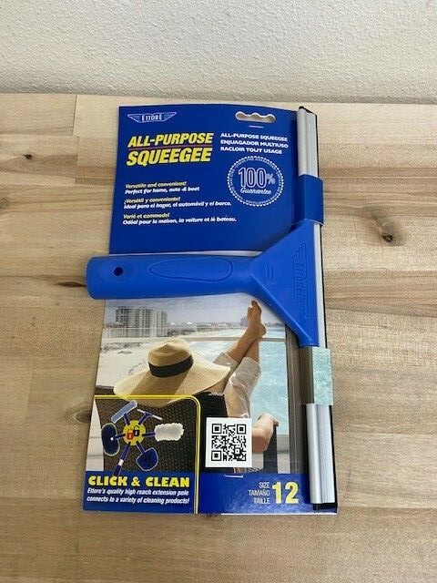 Progrip 14 In. Window Washer Scrubber and 12 in. All Purpose Squeegee Combo!
