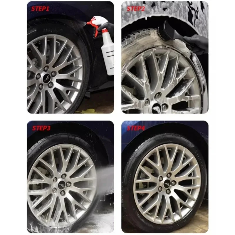 Car Tire Rim Brush Carpet Wheel Details Hub Vehicles Washing Hard Bristle Brush