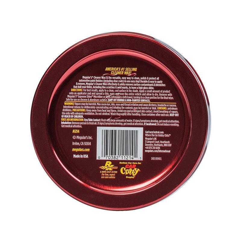 New Easy Application Cleaner Wax Paste Cleans Shines Protects Glossy Finishes