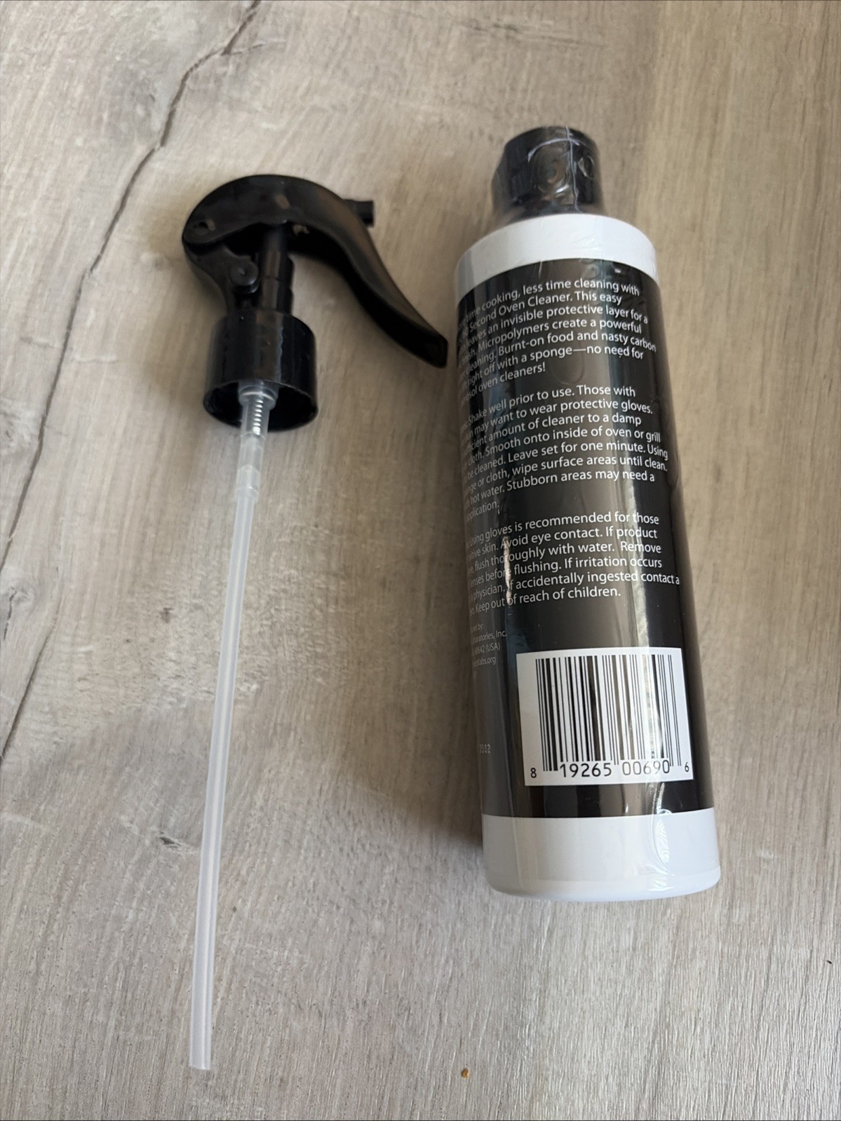 Enzymatic 60 Second Oven Cleaner Spray 8 oz – No Fumes, Enzymes + Citrus Oil NEW