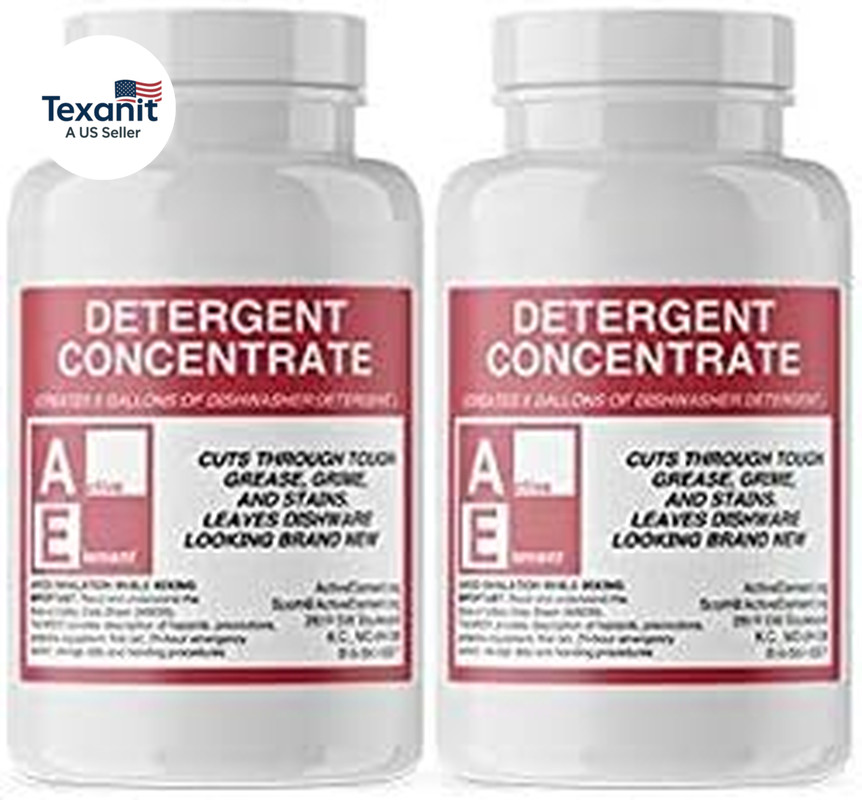 Commercial Dishwasher Detergent – Makes One 5 Gallon Pail – Industrial Dish Dete