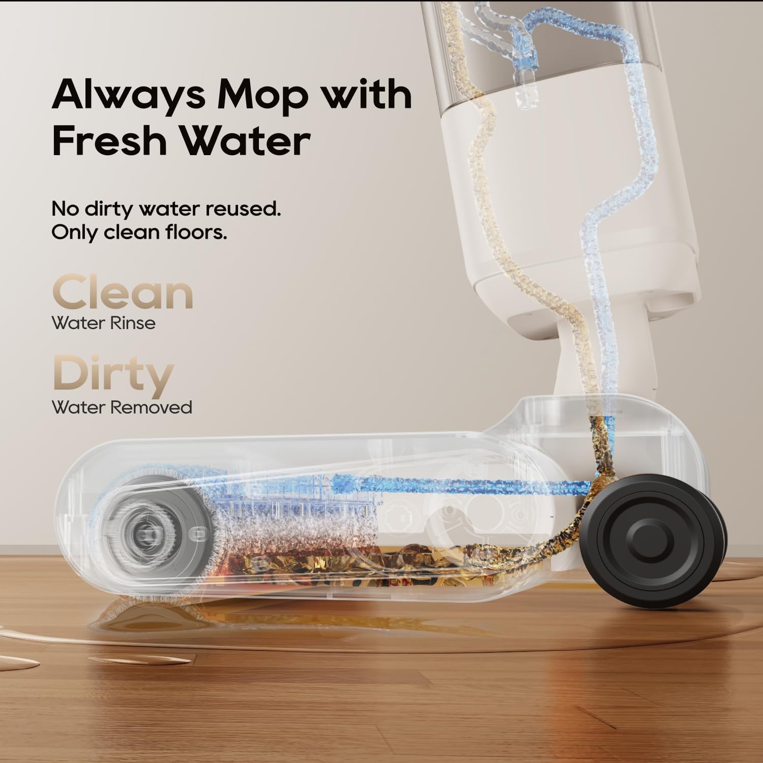 DREAME FloorX 110 Plus Cordless Wet Dry Mop, Cordless Wet Dry Cleaner with 60…