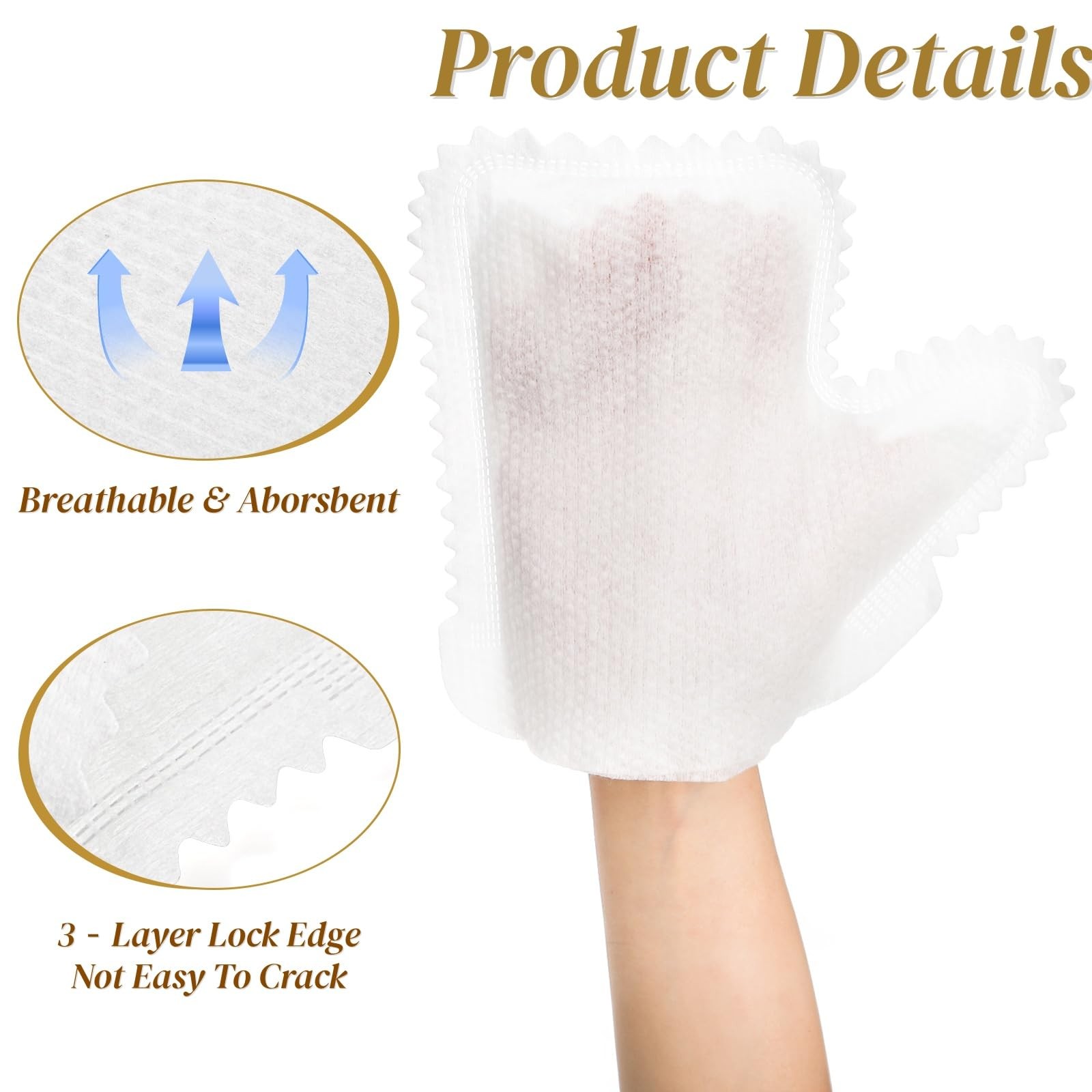 100 Pcs White Microfiber Dusting Gloves, Disposable Artisan Dust Cloth Remove…
