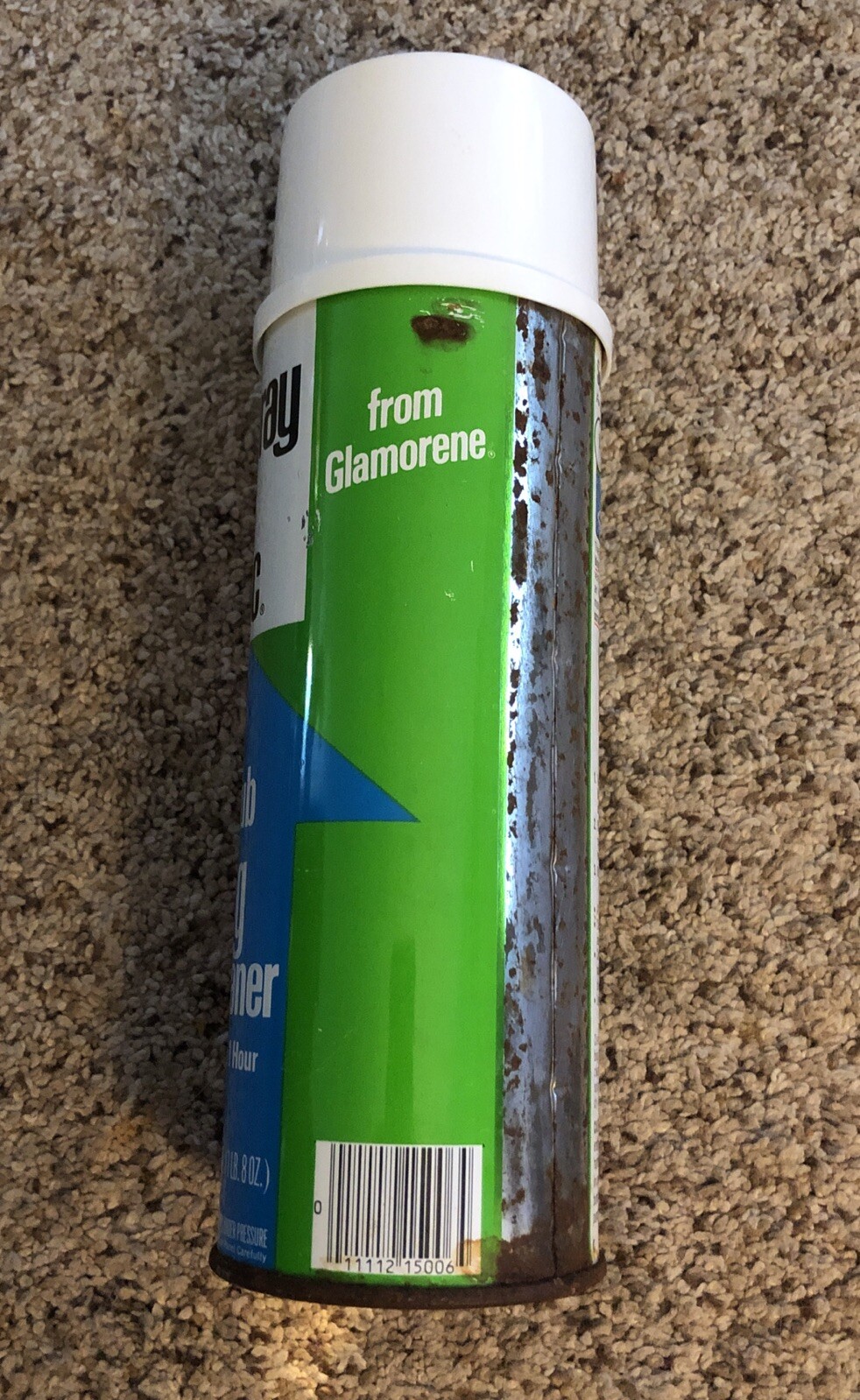Vintage Glamorene SPRAY ‘N VAC No Scrub Rug Cleaner 24oz 90% Full Movie Prop