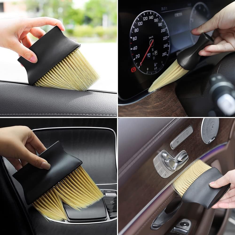 1pc Auto Interior Dust Brush, Car Cleaning Brushes Duster