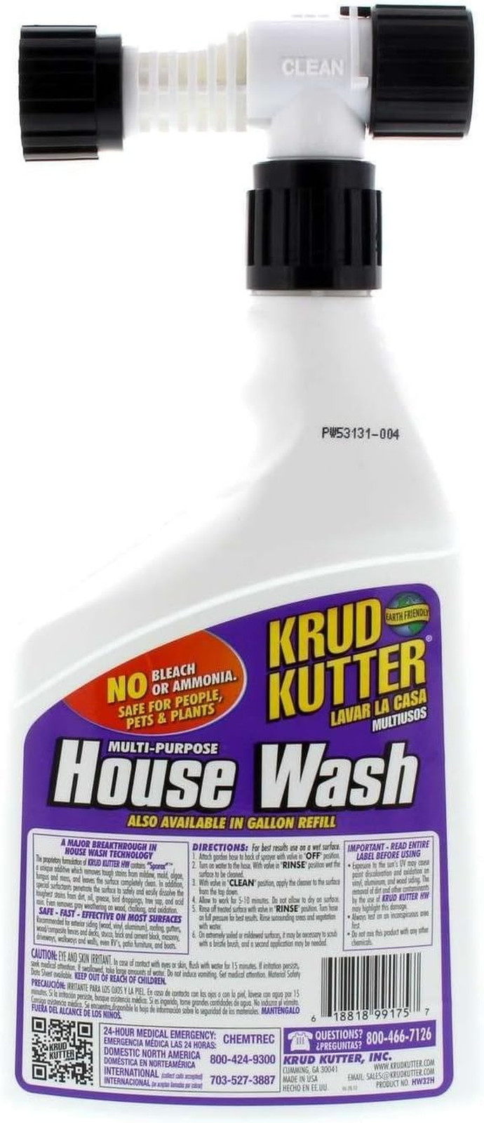 HW32H4 Multi-Purpose House Wash, 32 Oz