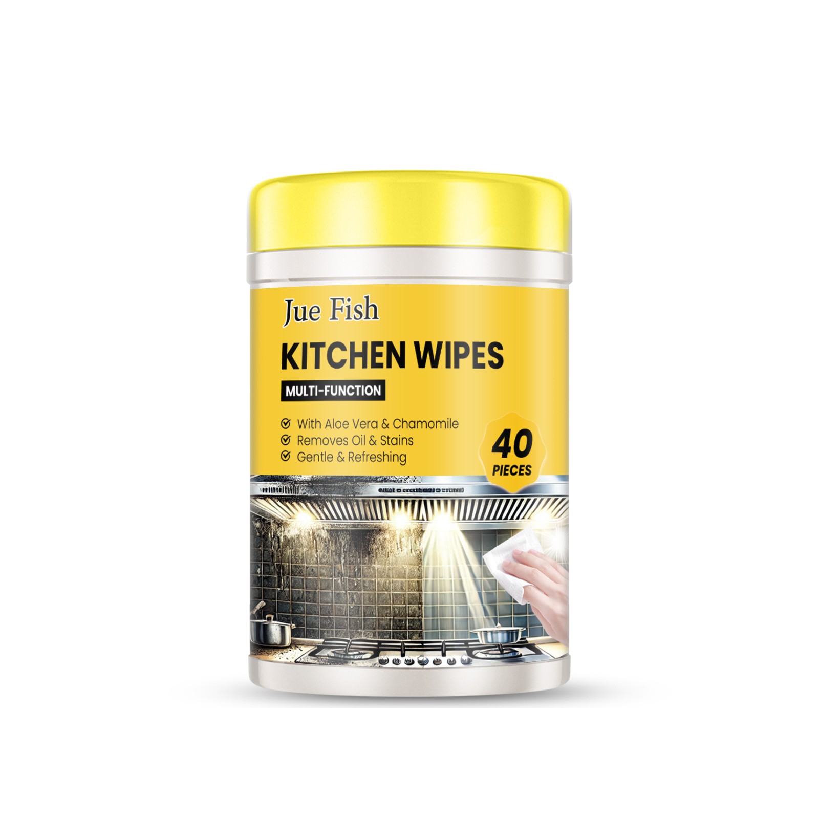 Kitchen Cleaning Wipes Heavy Duty Degreaser Multi Surface Countertop Cleaner