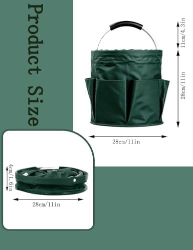 Cleaning Caddy with Handle, Cleaning Products Organiser, Foldable Storage Bas…