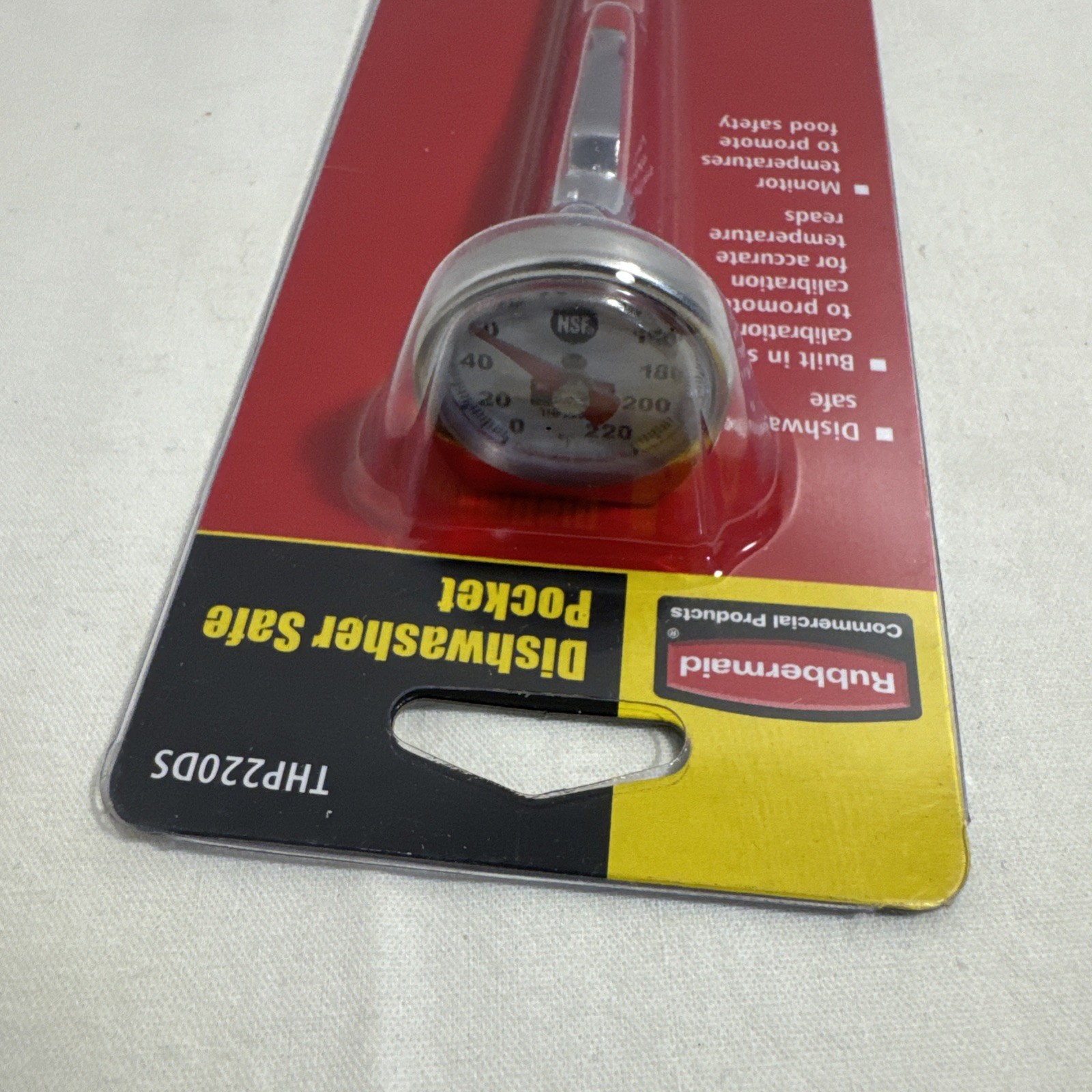 Rubbermaid Cooking Thermometer Industrial Strength THP220DS