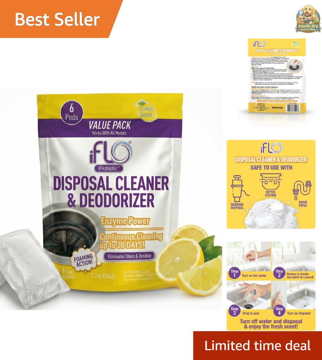 Biotic Foaming Garbage Disposal Cleaner Pods — Freshness & Power in 6 Easy Steps