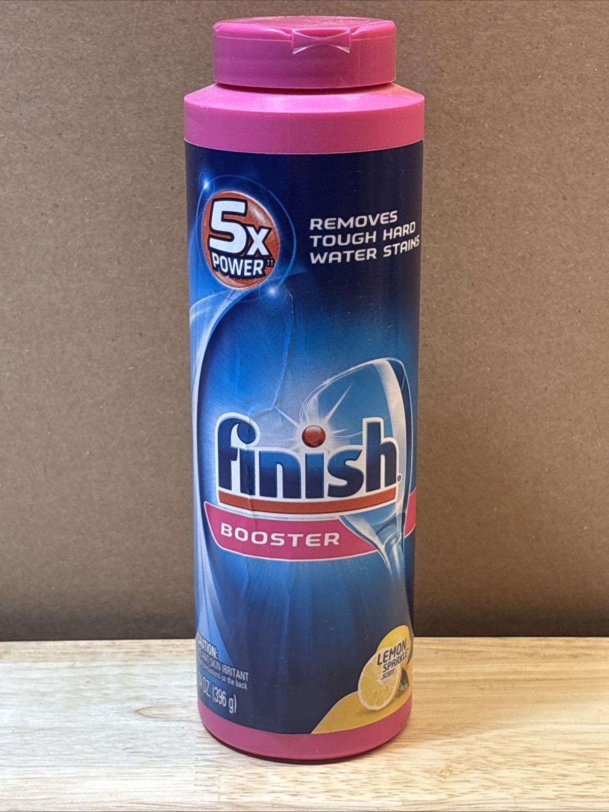 Finish Hard Water Booster Powder 5 X Power 14oz Hard Water Lemon Sparkle HTF