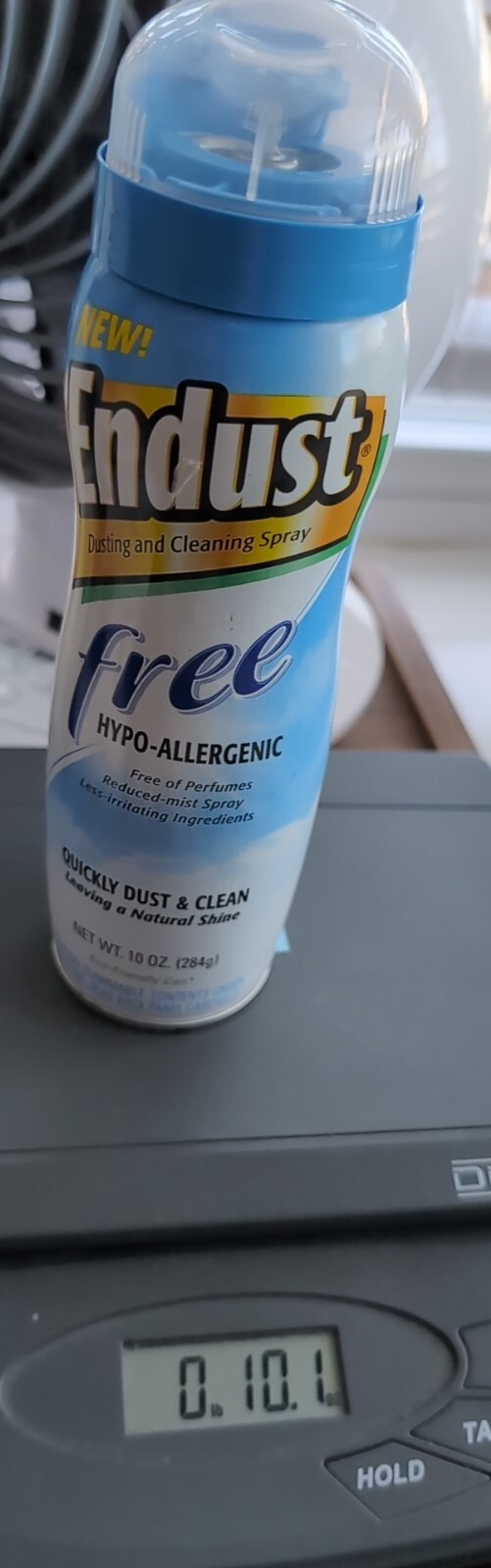 Endust Fragrance Free Hypo-Allergenic Dusting and Cleaning Spray,