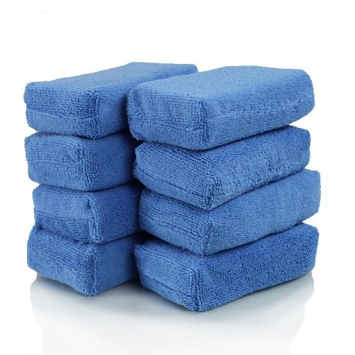 Premium Grade Microfiber Applicator Pads – Ultra-Soft Foam Core, Safe for