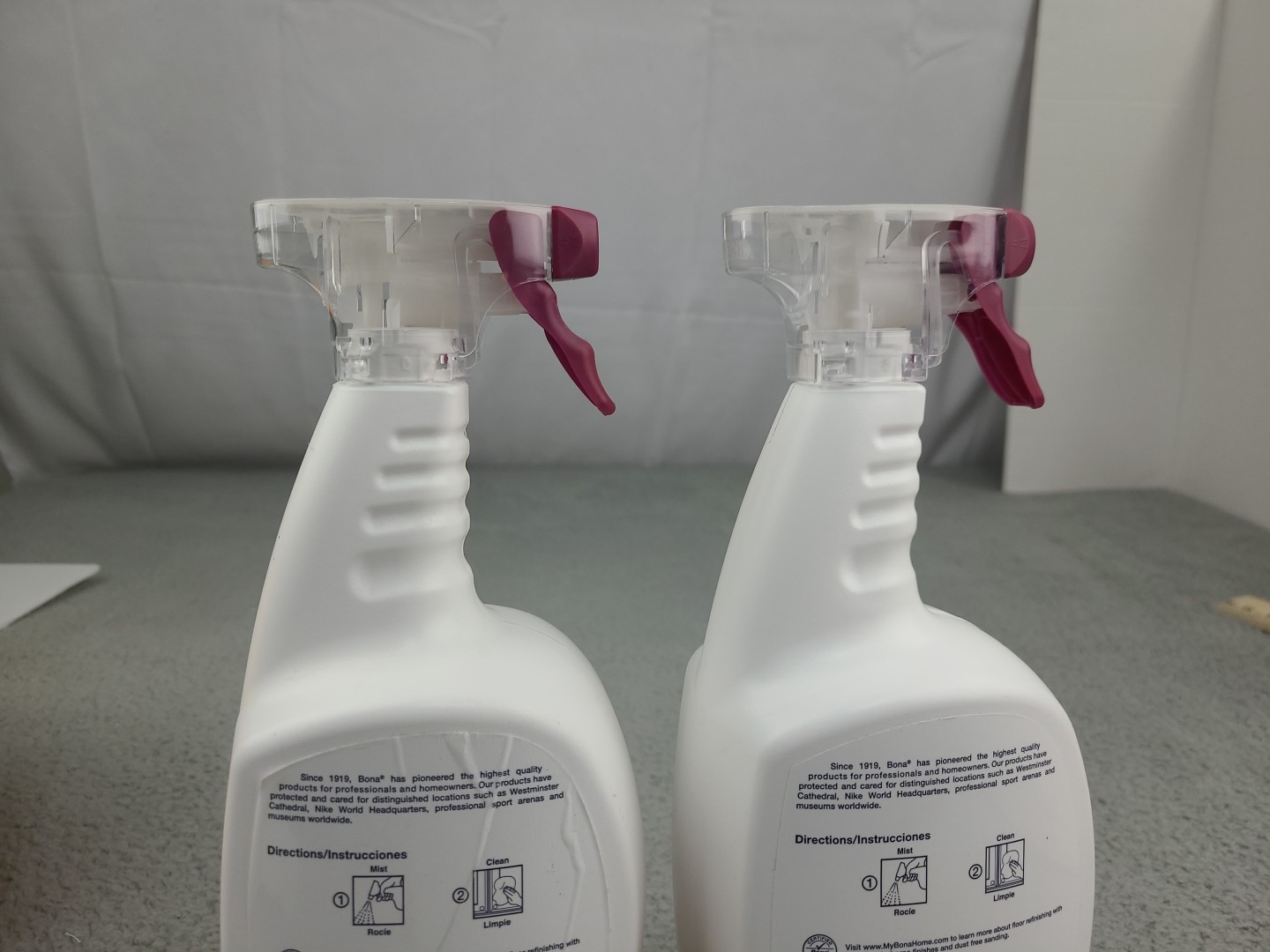 2x Bona Cabinet Cleaner Value Size each are 36oz Spray Discontinued