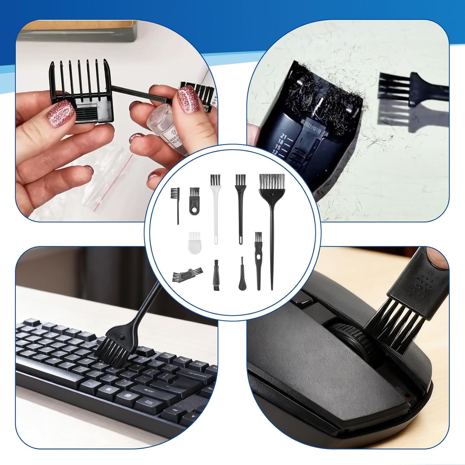 10PCS Cleaning Brush for Household Electric Appliance, Small Cleaning Brush Elec