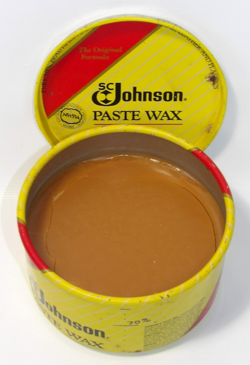 SC Johnson Paste Wax The Original Formula 16 oz Discontinued 70% Full